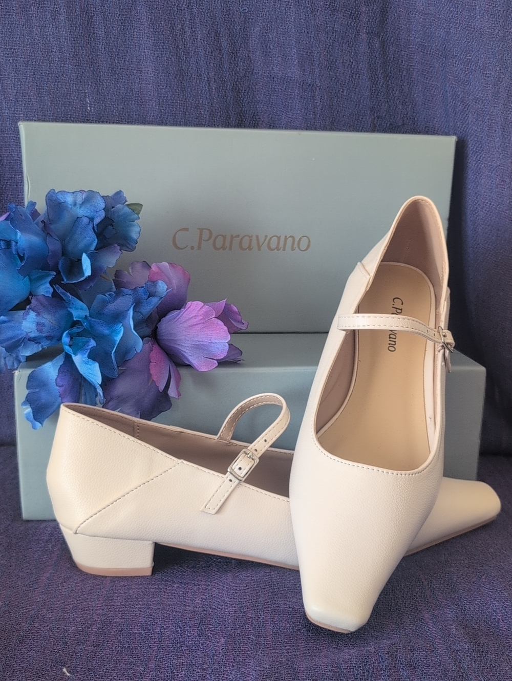 C. Paravano MaryJane ( Alva) Leather shoes